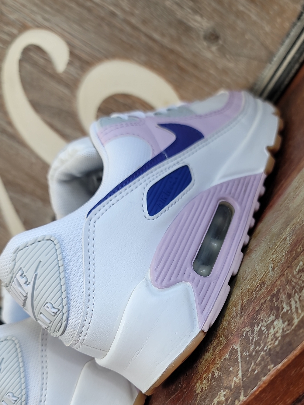 🔥🔥 Nike Wmns Air Max 90 'White Doll' Wmns 8 Great Condition Fast Shipping - Picture 10 of 15